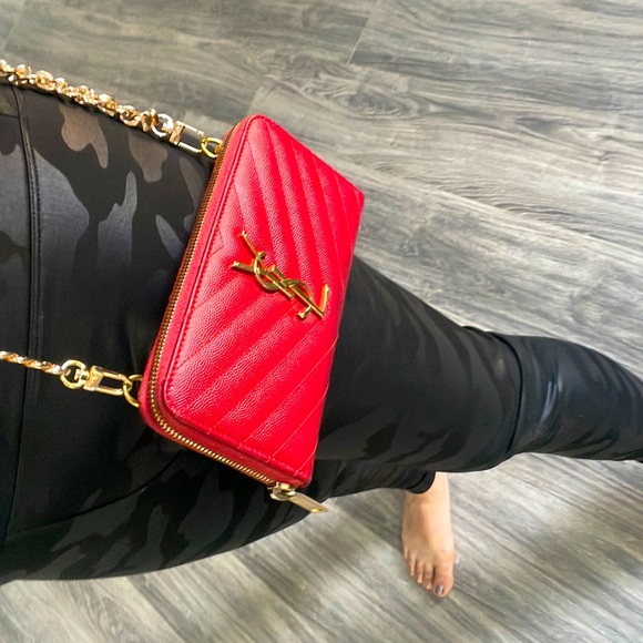 YSL wallet on chain. Yves Saint Laurent - Picture 2 of 8
